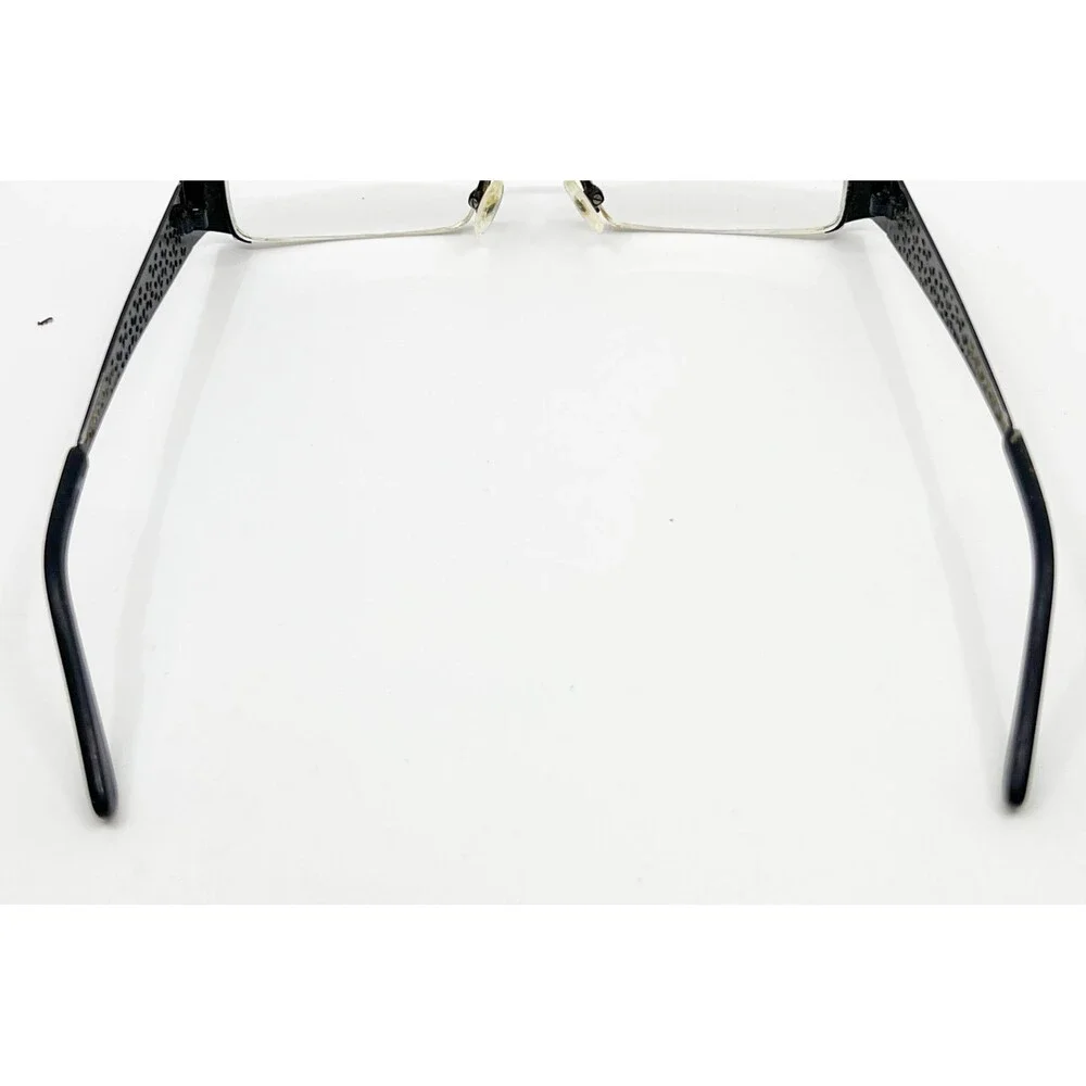Unbranded Eyeglasses Frames Womens Black Rectangular Laser Cut Arms 51-18-135